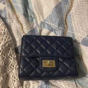 Small Blue Crossbody